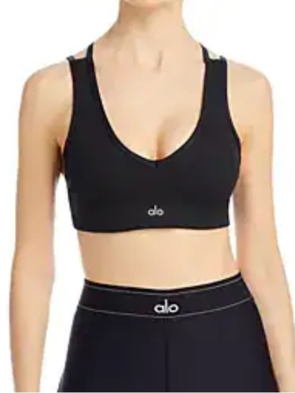 ALO YOGA Airlift Jump Start Ribbed Sports Bra size small